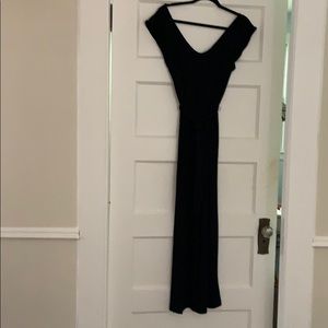 Cropped flutter sleeve jumpsuit